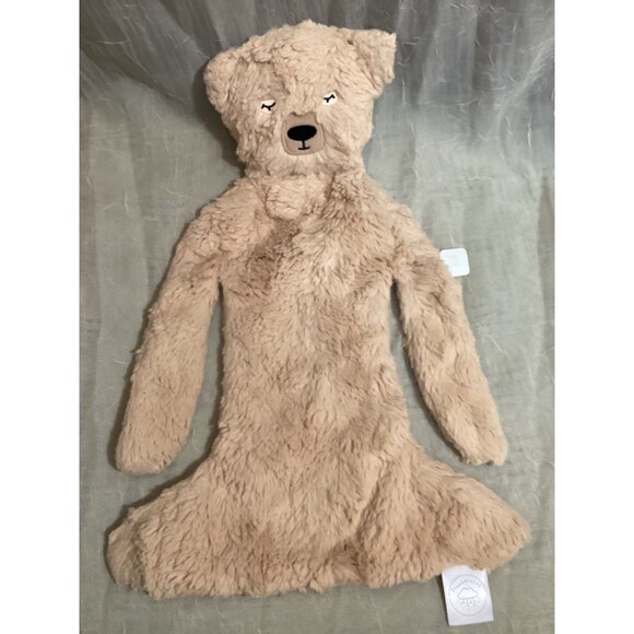 Slumberkins Honey Bear Lovey 14" Brown Plush Teddy Flat Soother - Picture 1 of 8